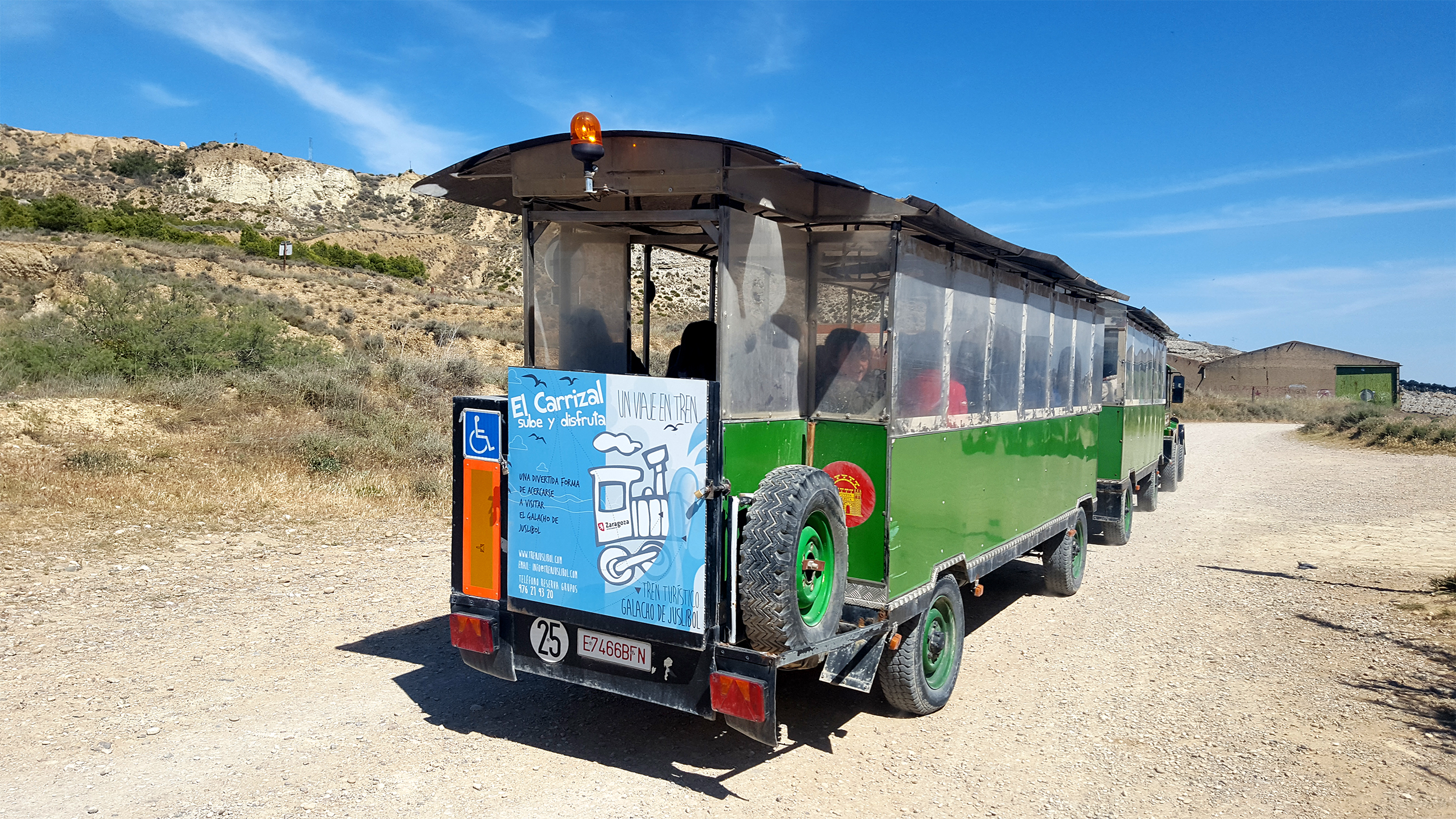 tren del carrizal en el galacho