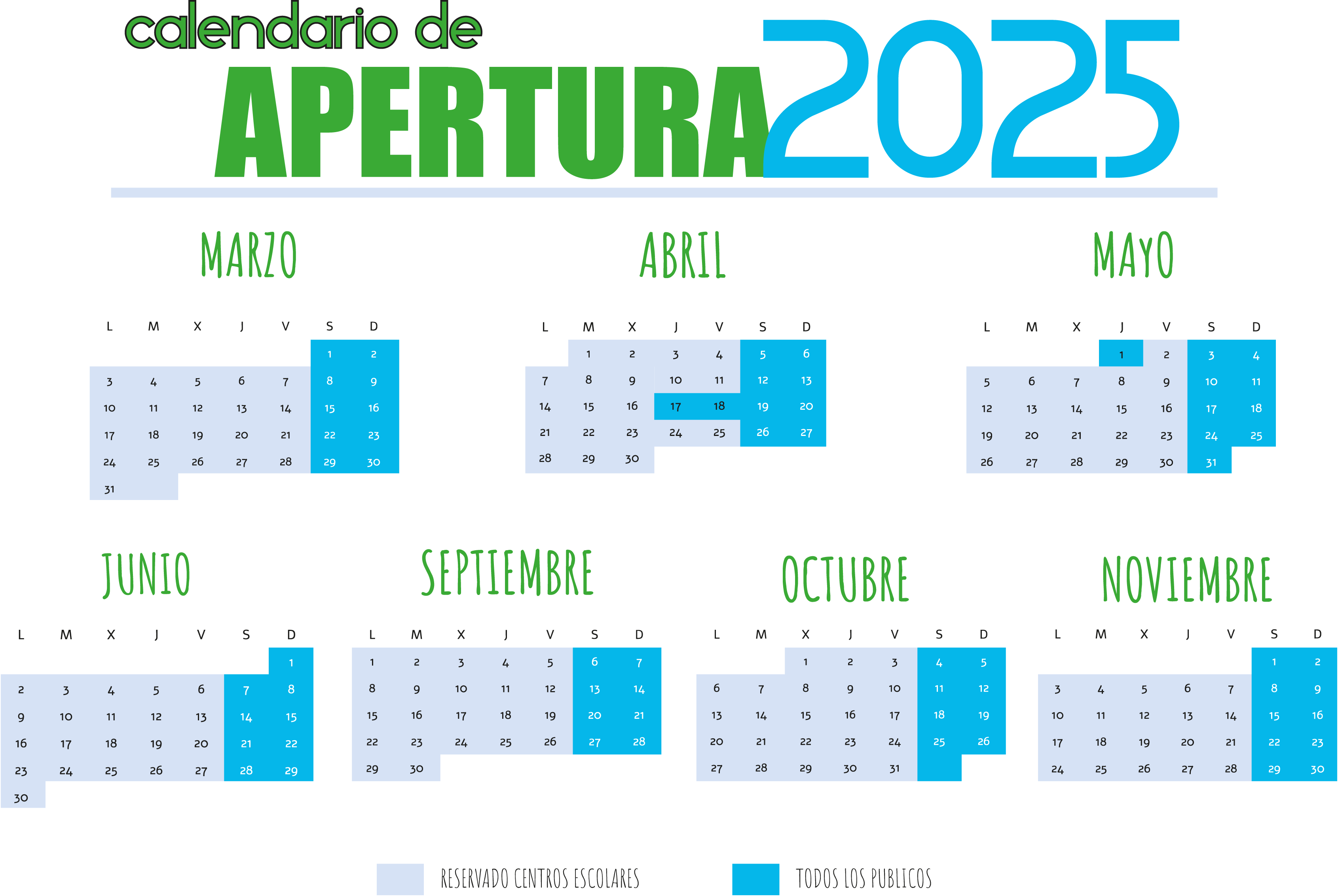 calendario apertura 2025